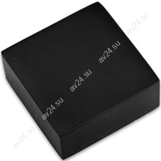 Заглушка квадратная FDRA-02 для ручки скобы 19х19 мм, нержавейка/черный