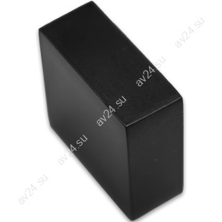 Заглушка квадратная FDRA-02 для ручки скобы 19х19 мм, нержавейка/черный