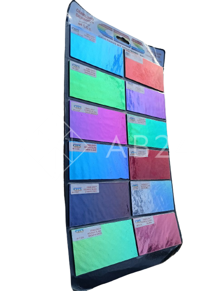 Набор дихроичного стекла для фьюзинга CBS Dichroic System 96 (12 шт.)