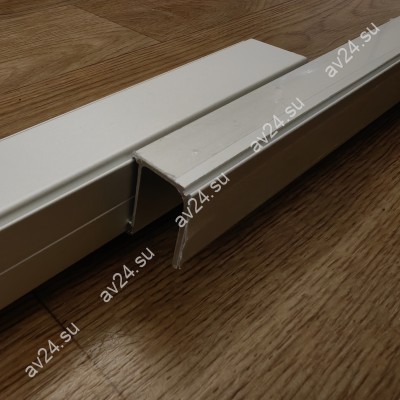 Крепления неподвижного стекла FDS-155.2 к треку для системы FDS-15 длиной 2 м, алюминий/анодированный