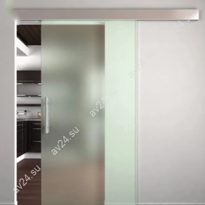 Крепления неподвижного стекла FDS-155.2 к треку для системы FDS-15 длиной 2 м, алюминий/анодированный