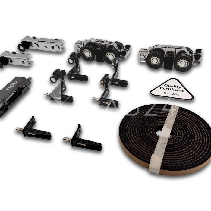 Механизм FDS-19.3L центральной двери для 3-х дверной раздвижной системы FDS-19, левое открывание