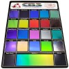 Набор дихроичного стекла для фьюзинга CBS Dichroic System 96, Clear,1 гориз.полоска