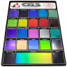 Набор дихроичного стекла для фьюзинга CBS Dichroic System 96, Clear,1 гориз.полоска