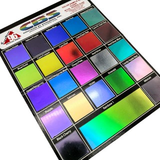 Набор дихроичного стекла для фьюзинга CBS Dichroic System 96, Clear,1 гориз.полоска