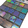 Набор дихроичного стекла для фьюзинга CBS Dichroic System 96, Clear,1 гориз.полоска
