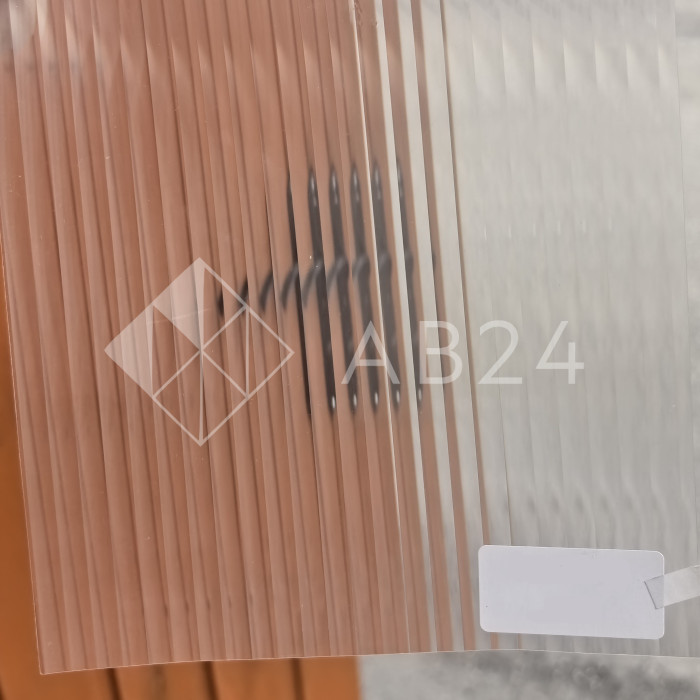 Декоративная пленка MORU прозрачная 152х300 см, шаг 6 мм