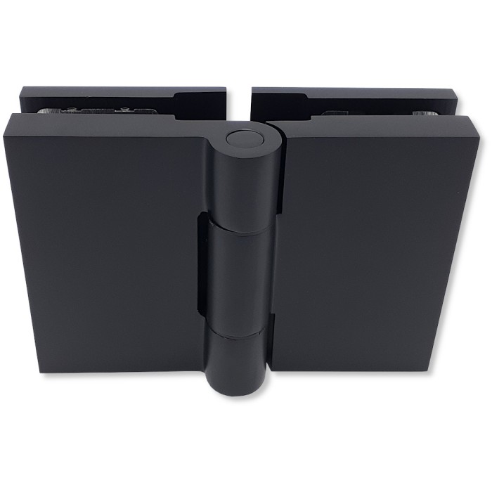 Петля Майя FDP-171 с дефектом, стекло-стекло 180°, латунь/черный