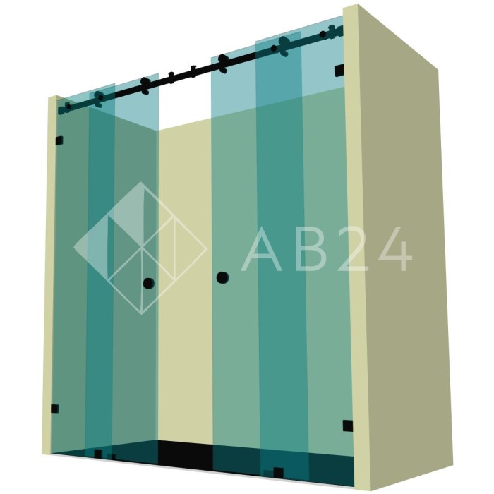 Душевая кабина раздвижная DK-103K на коннекторах