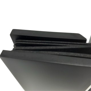 Петля Альфа α FDP-154 Премиум стекло-стекло 135°, нержавейка/черный