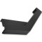 Заглушка угловая FDPA-432R, 135° Правая для порога, ПВХ/черный