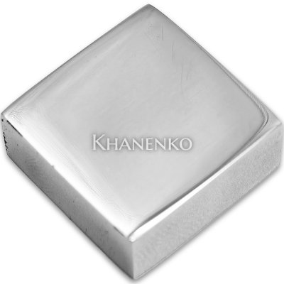 Заглушка квадратная FDRA-02 для ручки скобы 19х19 мм, нержавейка/полированный