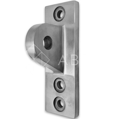  Крепление ванта FN-131 к стойке алюминиевого фасада M14, нержавейка/матовый