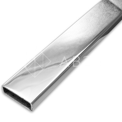 Труба FDT-302, 30х10х1.0 мм 2 м, нержавейка/полированный6K