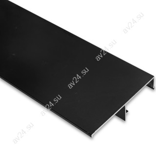 Крышка трека FDS-172.2-DEF с дефектом для раздвижной системы FDS-17 длина 2 м, алюминий/черный