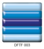 Фьюзинг квадрат DFTF 003 синего цвета, 6 см