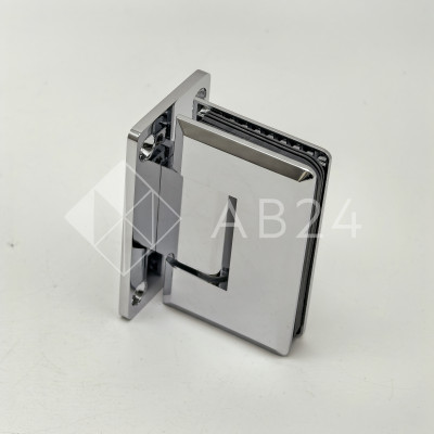 Петля Бета β FDP-21 стена-стекло центр. крепление, латунь/хром