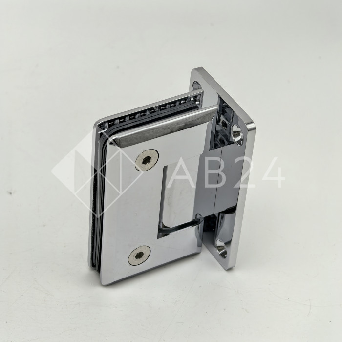 Петля Бета β FDP-21 стена-стекло центр. крепление, латунь/хром