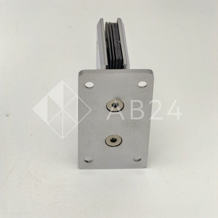 Петля Бета β FDP-21 стена-стекло центр. крепление, латунь/хром