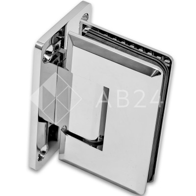 Петля Бета β FDP-21 стена-стекло центр. крепление, латунь/хром