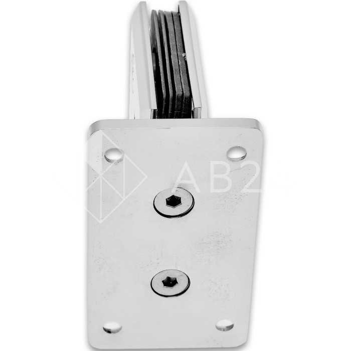 Петля Бета β FDP-21 стена-стекло центр. крепление, латунь/хром