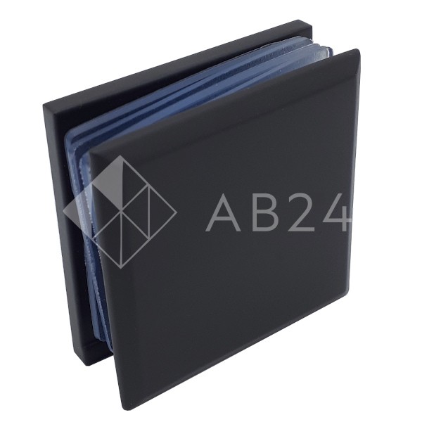 Коннектор для стекла Бета β FDK-22, стена-стекло 90°, латунь/черный