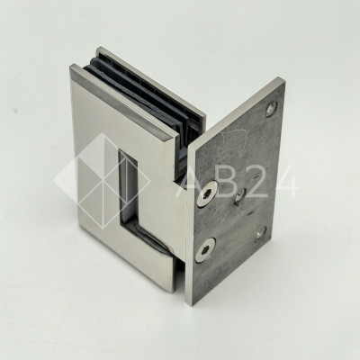 Петля Бета β FDP-20 стена-стекло с бок. креплением, нержавейка/полированный