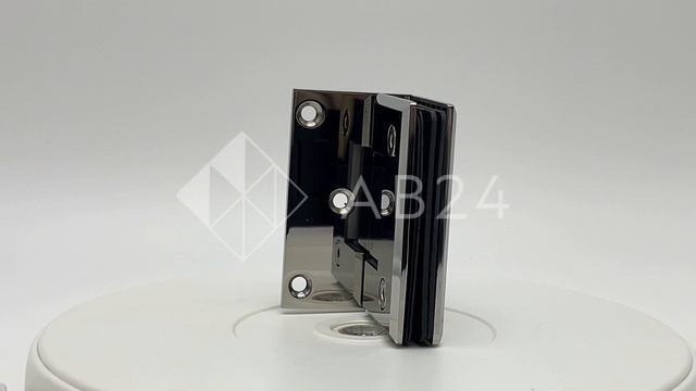 Петля Бета β FDP-20 стена-стекло с бок. креплением, нержавейка/полированный