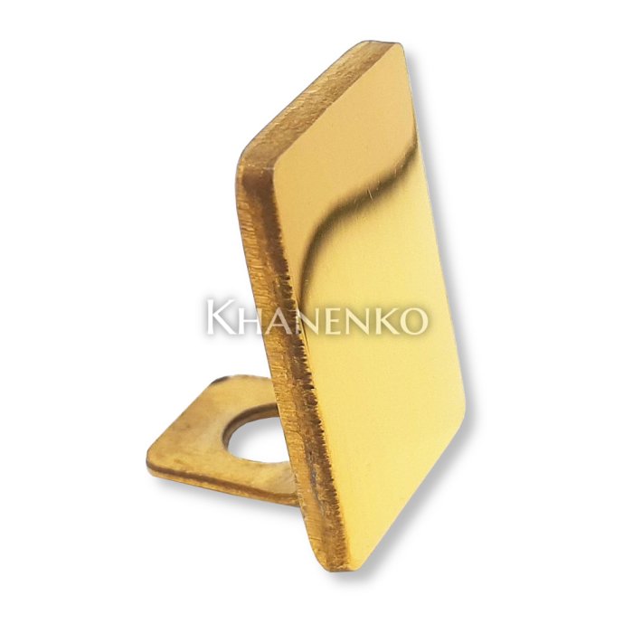 Заглушка торцевая для опорного профиля 19х13х2 FDPA-501 SUS304/TP цвет Золото