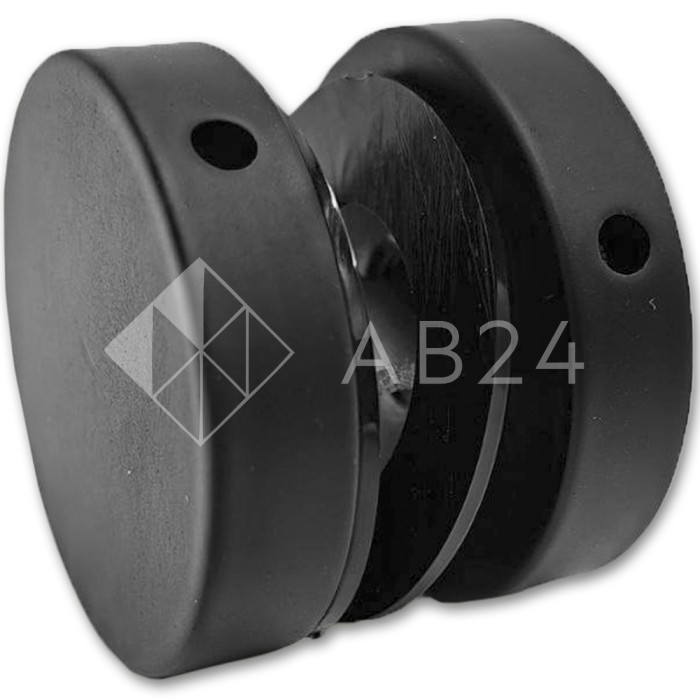 Коннектор FKF-32 для соединения стекол без сверления, нержавейка/черный