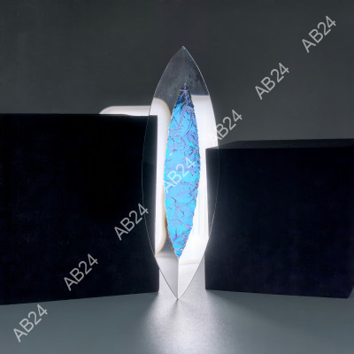 Бевелс AV107 дихроичный 42 х 142 мм, синий мороз