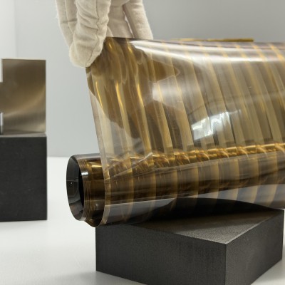 Декоративная пленка MORU бронза прозрачная 1,52х3 м, шаг 12 мм
