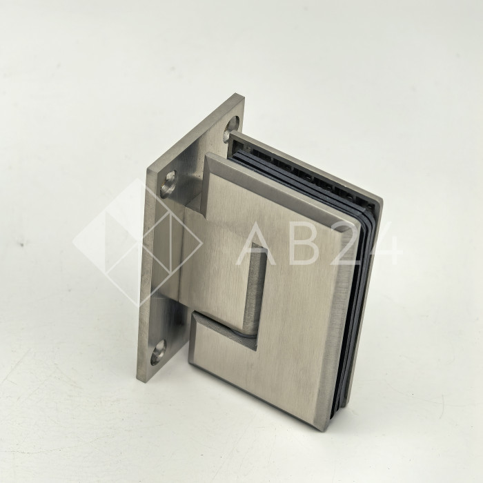 Петля Бета β FDP-21 стена-стекло центр. крепление, нержавейка/матовый