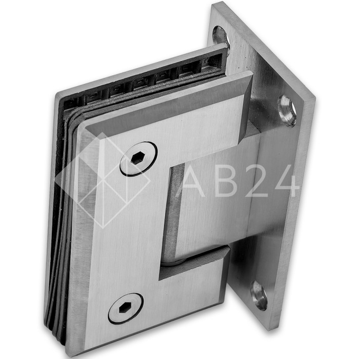 Петля Бета β FDP-21 стена-стекло центр. крепление, нержавейка/матовый