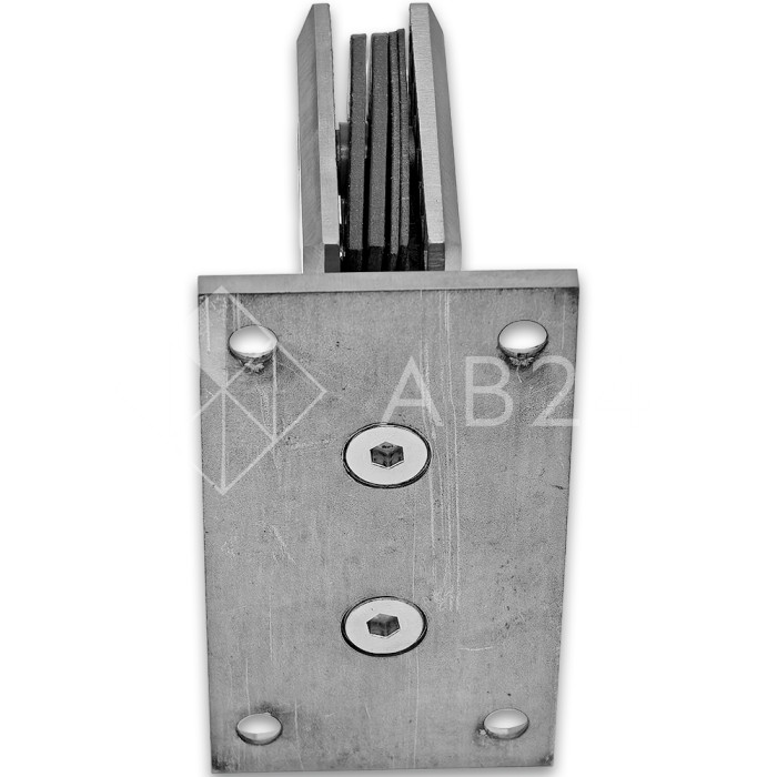 Петля Бета β FDP-21 стена-стекло центр. крепление, нержавейка/матовый