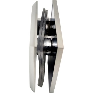 Коннектор для стекла Бета β FDK-22, стена-стекло 90°, латунь/хром