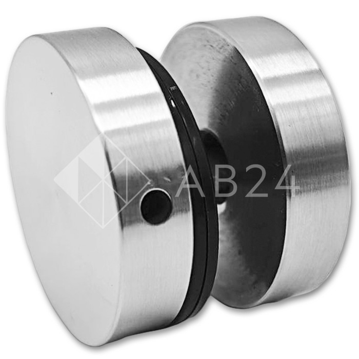 Коннектор FKF-32 для соединения стекол без сверления, нержавейка/матовый