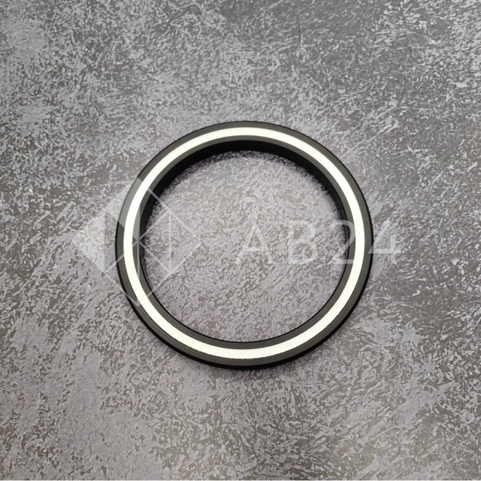 Ручка FDR-302 для стеклянной двери круглая с люминесценцией, алюминий/черный