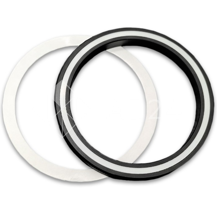 Ручка FDR-302 для стеклянной двери круглая с люминесценцией, алюминий/черный