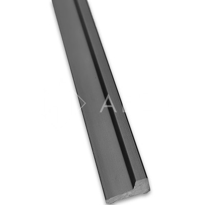 Порог алюминиевый FDPA-43.15 для душевой 1.5 м, алюминий/оружейная сталь