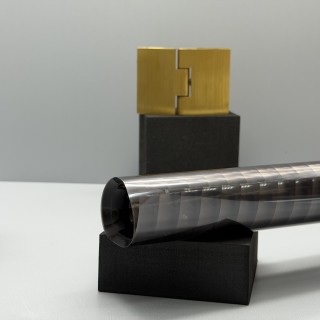 Декоративная пленка MORU графит прозрачный 1,52х3 м, шаг 12 мм