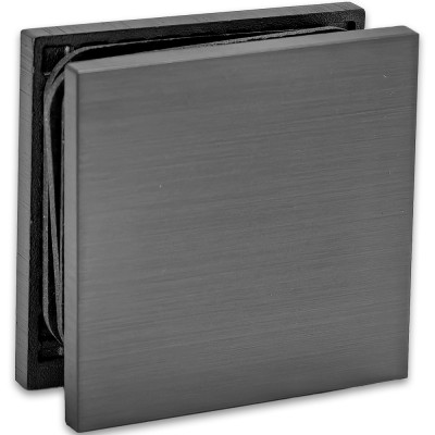 Коннектор для стекла Альфа α FDK-12, стена-стекло 90°, нержавейка/оружейная сталь