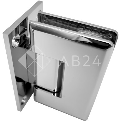 Петля Бета β FDP-21 стена-стекло центр. крепление, цинк/хром