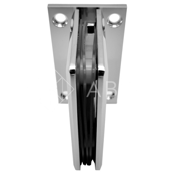 Петля Бета β FDP-21 стена-стекло центр. крепление, цинк/хром