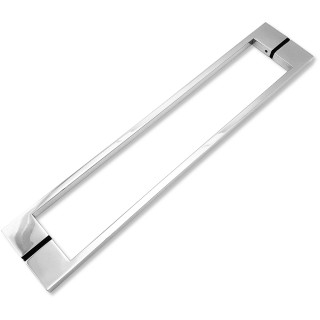 Ручка скоба FDR-92, 10х15х450х1.0 мм, нержавейка/полированный