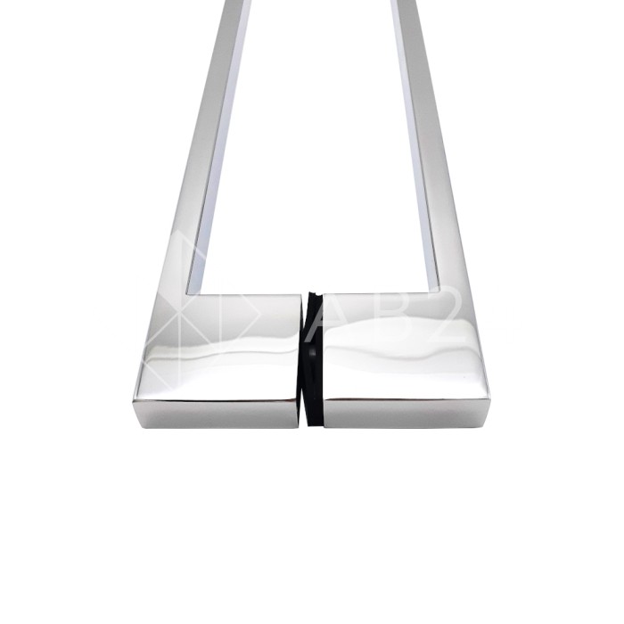 Ручка скоба FDR-92, 10х15х450х1.0 мм, нержавейка/полированный