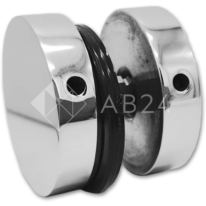 Коннектор FKF-32 для соединения стекол без сверления, нержавейка/полированный