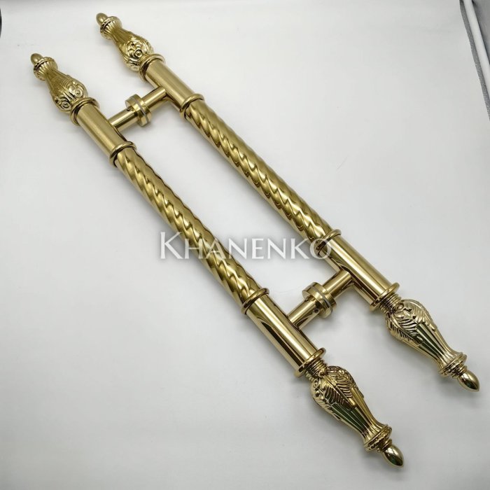 Ручка для стеклянных дверей 400х800 мм Золото FKR-212 SUS304/TP