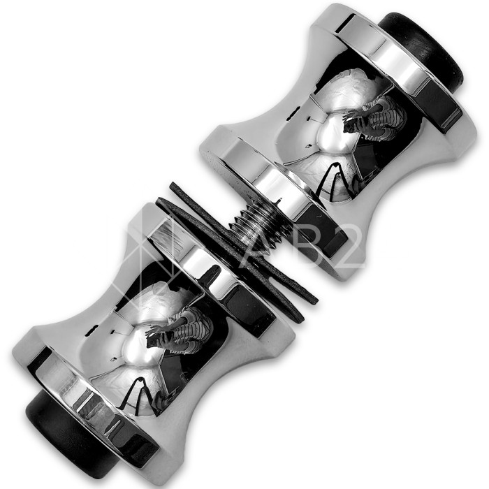 Ручка кноб FDR-65, алюминий/хром