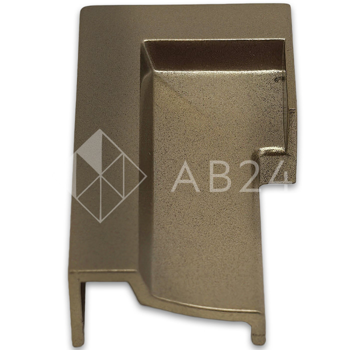 Заглушка торцевая FDPA-430L Левая для порога, ПВХ/бронза